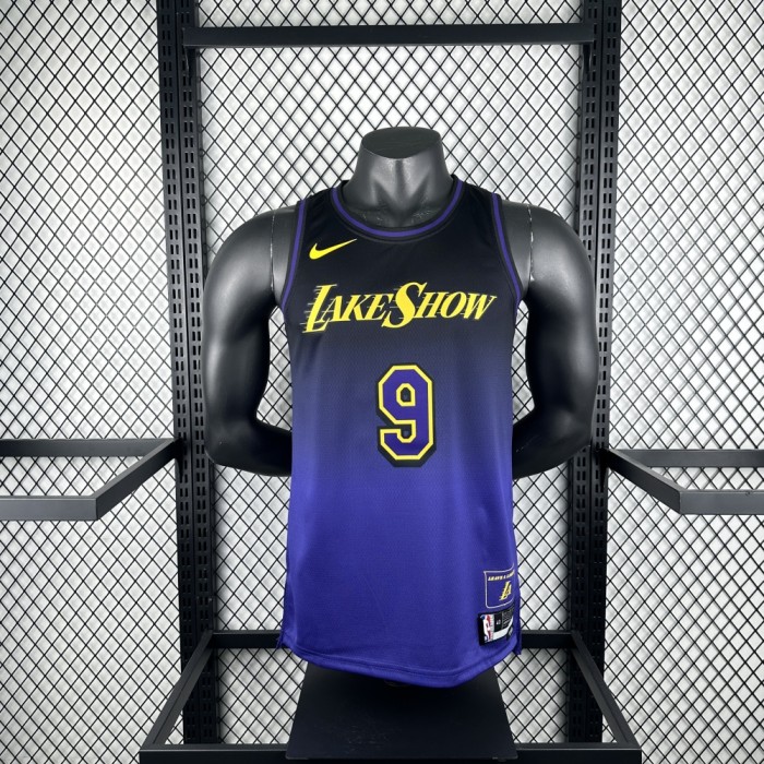 Los Angeles Lakers Jersey 24/25 Bronny James #9 Basketball Jersey City Edition