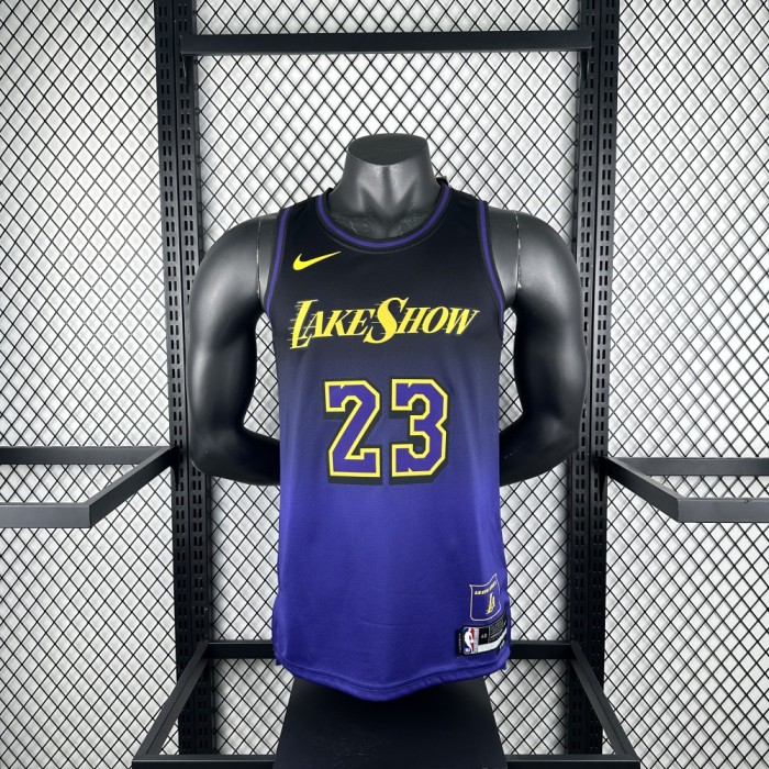 Los Angeles Lakers Jersey 24/25 LeBron James #23 Basketball Jersey City Edition