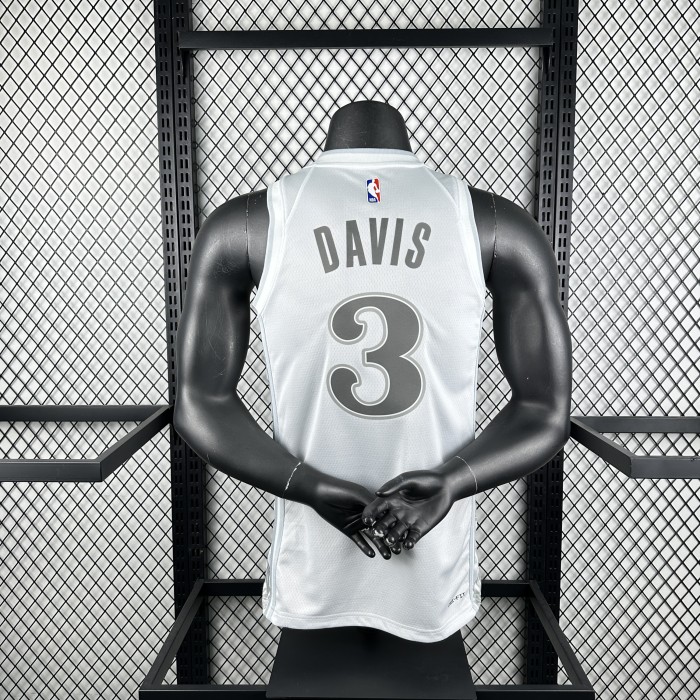 Dallas Mavericks Jersey 24/25 Anthony Davis #3 Basketball Jersey City Edition