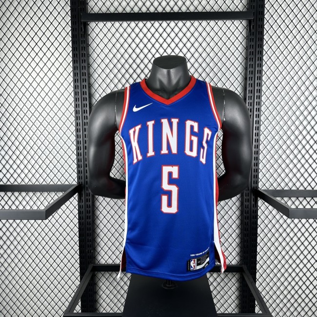 Sacramento Kings Jersey 24/25 De'Aaron Fox #5 Basketball Jersey City Edition