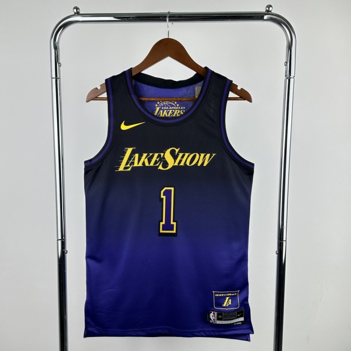 Los Angeles Lakers Jersey 24/25 D'Angelo Russell #1 Basketball Jersey City Edition