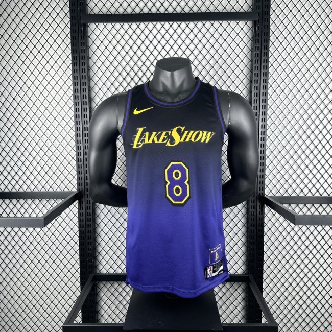 Los Angeles Lakers Jersey 24/25 Kobe Bryant #8 Basketball Jersey City Edition