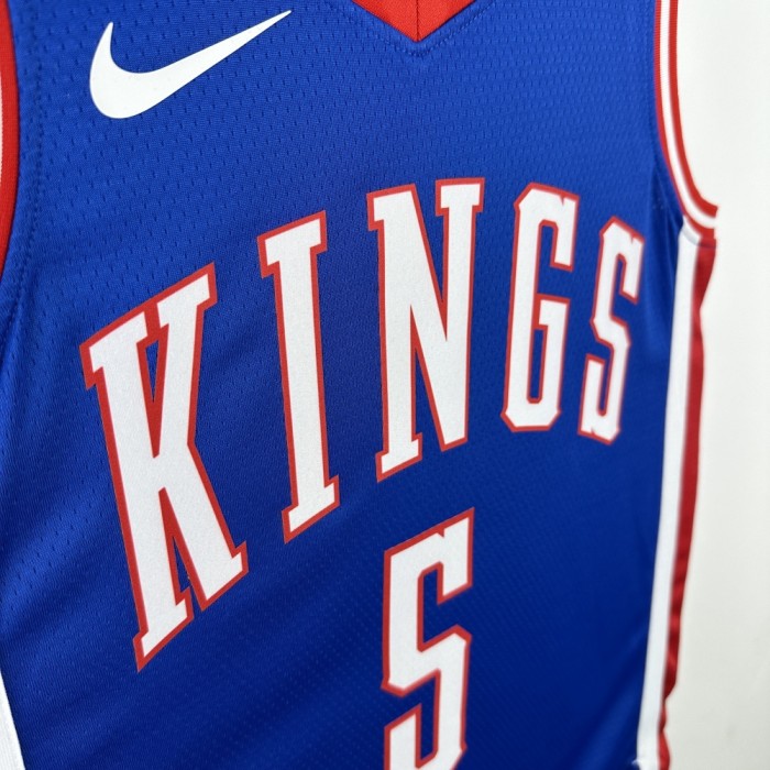 Sacramento Kings Jersey 24/25 De'Aaron Fox #5 Basketball Jersey City Edition