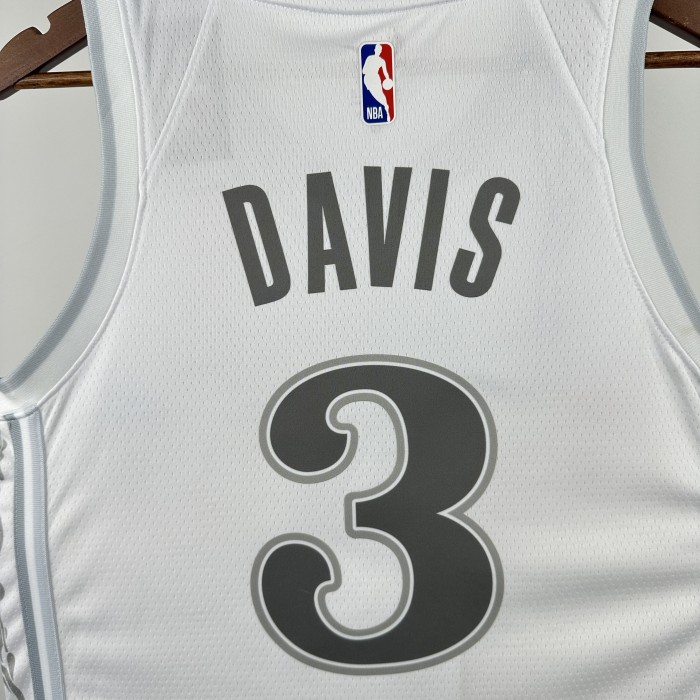 Dallas Mavericks Jersey 24/25 Anthony Davis #3 Basketball Jersey City Edition