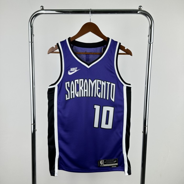 Sacramento Kings Jersey 24/25 DeMar DeRozan #10 Basketball Jersey Retro Edition