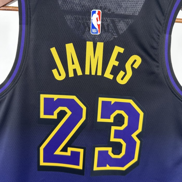 Los Angeles Lakers Jersey 24/25 LeBron James #23 Basketball Jersey City Edition