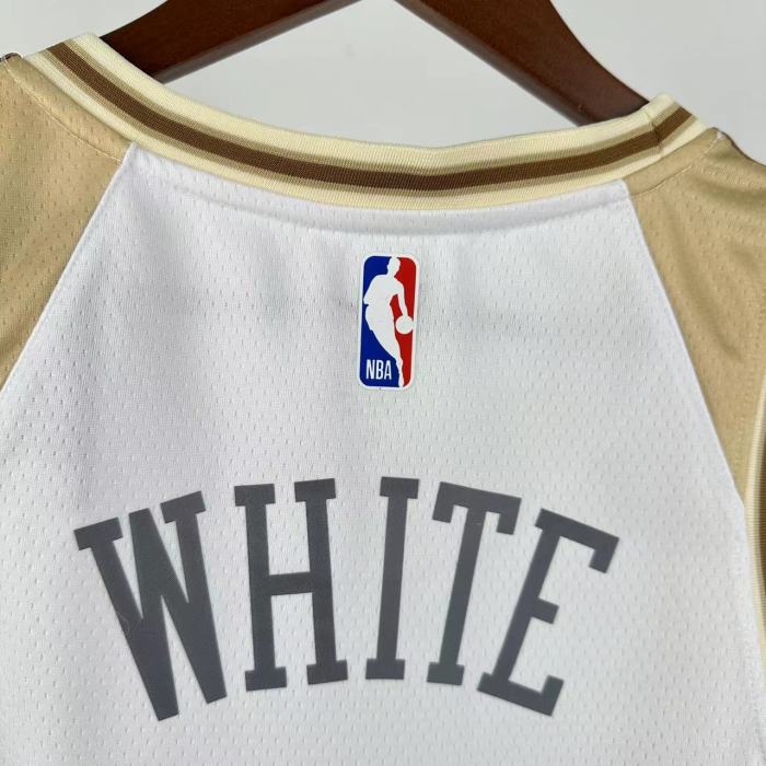 Chicago Bulls Jersey 24/25 Coby White #0 Basketball Jersey City Edition