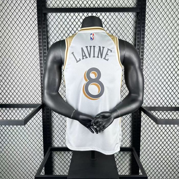 Chicago Bulls Jersey 24/25 Zach LaVine #8 Basketball Jersey City Edition