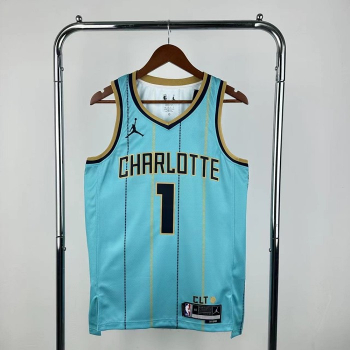Charlotte Hornets Jersey 24/25 LaMelo Ball #1 Basketball Jersey City Edition