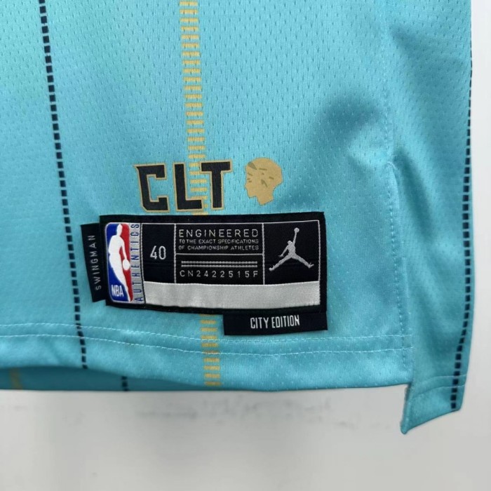 Charlotte Hornets Jersey 24/25 LaMelo Ball #1 Basketball Jersey City Edition