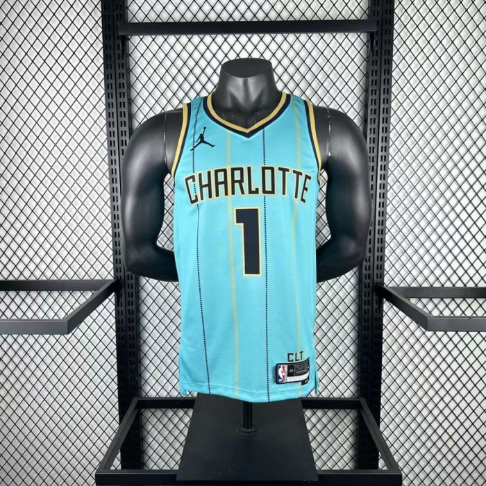 Charlotte Hornets Jersey 24/25 LaMelo Ball #1 Basketball Jersey City Edition