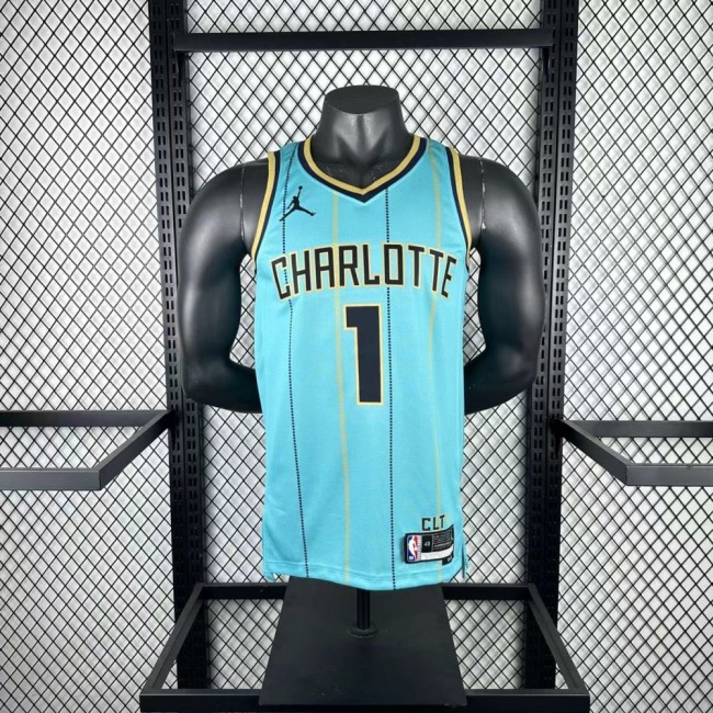 Charlotte Hornets Jersey 24/25 LaMelo Ball #1 Basketball Jersey City Edition