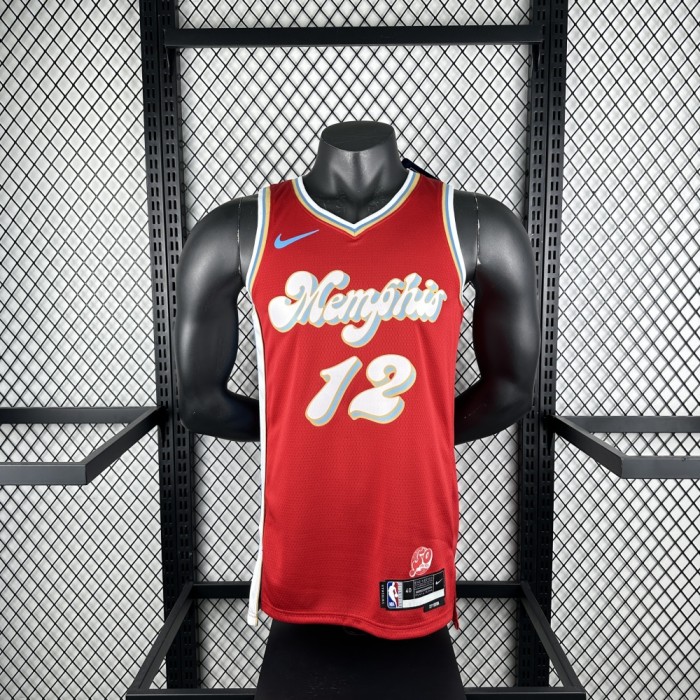 Memphis Grizzlies Jersey 24/25 Ja Morant #12 Basketball Jersey City Edition