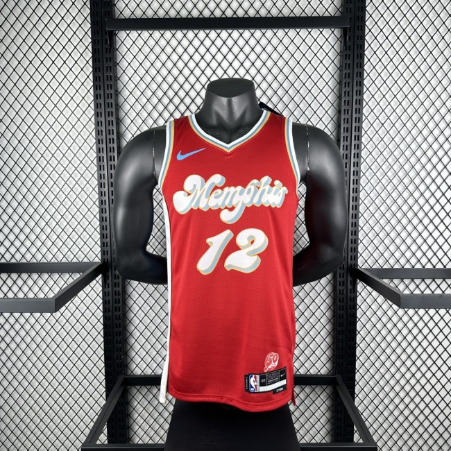 Memphis Grizzlies Jersey 24/25 Ja Morant #12 Basketball Jersey City Edition