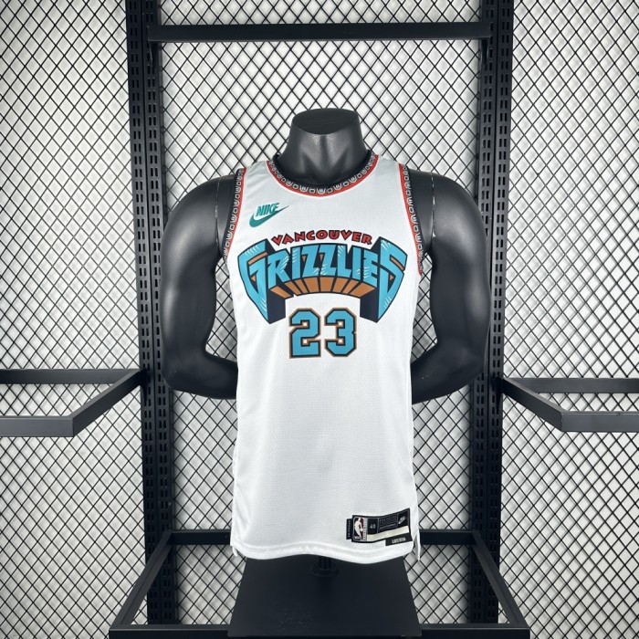 Memphis Grizzlies Jersey 24/25 Derrick Rose #23 Basketball Jersey Retro Edition