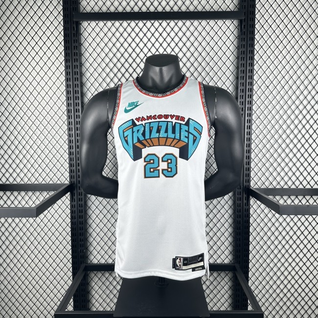 Memphis Grizzlies Jersey 24/25 Derrick Rose #23 Basketball Jersey Retro Edition