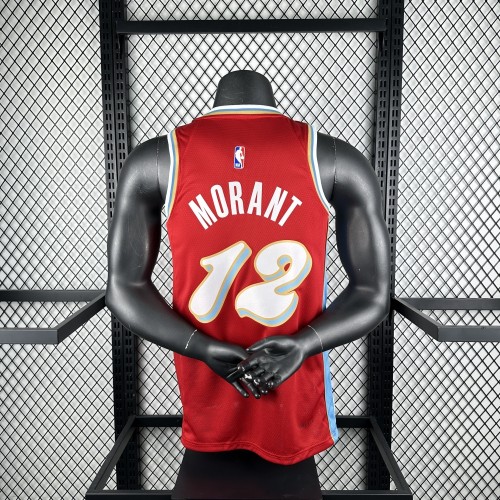 Memphis Grizzlies Jersey 24/25 Ja Morant #12 Basketball Jersey City Edition