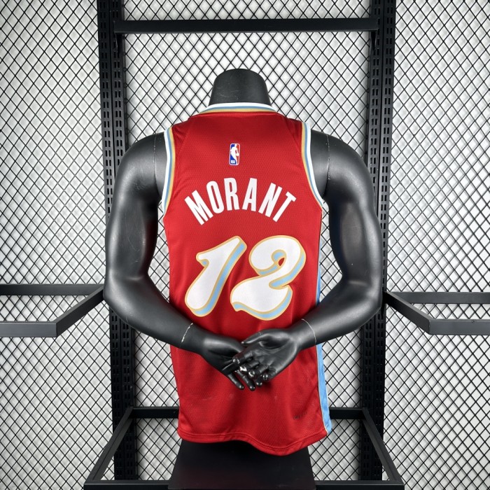 Memphis Grizzlies Jersey 24/25 Ja Morant #12 Basketball Jersey City Edition