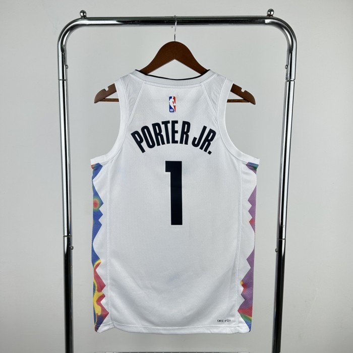 Denver Nuggets Jersey 24/25 Michael Porter Jr. #1 Basketball Jersey City Edition