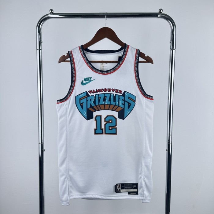 Memphis Grizzlies Jersey 24/25 Ja Morant #12 Basketball Jersey Retro Edition