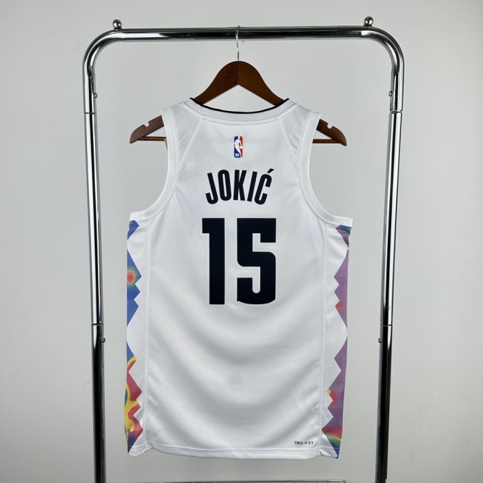 Denver Nuggets Jersey 24/25 Nikola Jokić #15 Basketball Jersey City Edition
