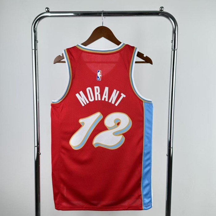 Memphis Grizzlies Jersey 24/25 Ja Morant #12 Basketball Jersey City Edition