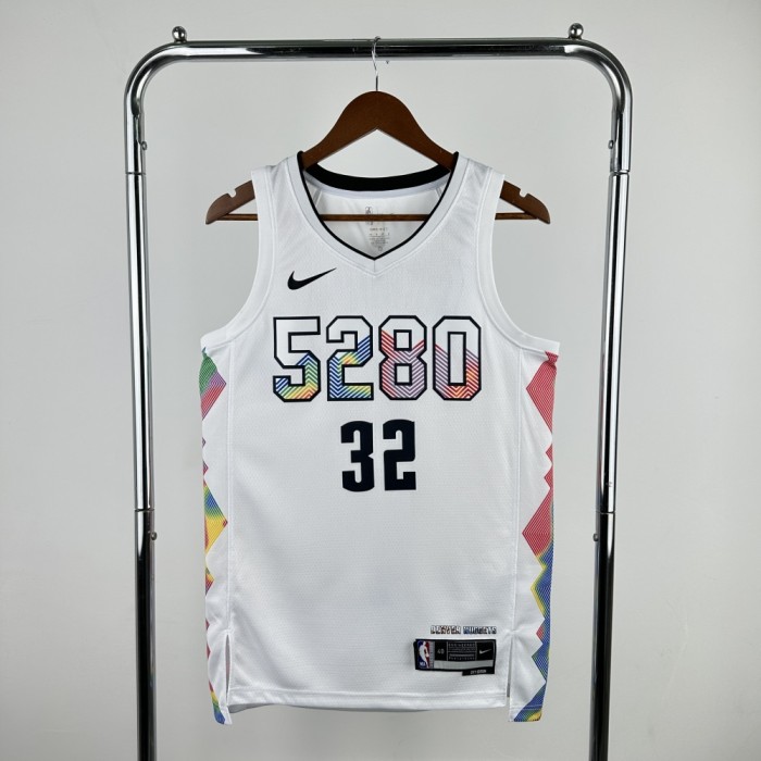 Denver Nuggets Jersey 24/25 Aaron Gordon #32 Basketball Jersey City Edition