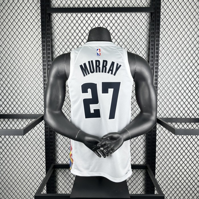 Denver Nuggets Jersey 24/25 Jamal Murray #27 Basketball Jersey City Edition