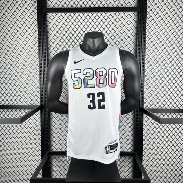 Denver Nuggets Jersey 24/25 Aaron Gordon #32 Basketball Jersey City Edition