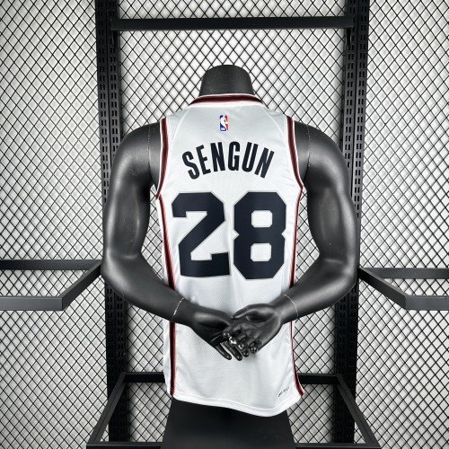 Houston Rockets Jersey 24/25 Alperen Şengün #28 Basketball Jersey City Edition