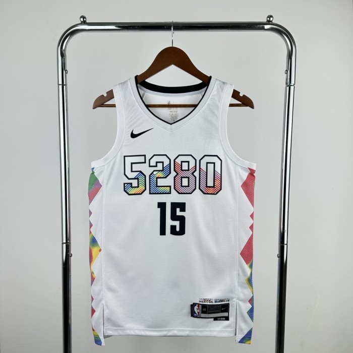 Denver Nuggets Jersey 24/25 Nikola Jokić #15 Basketball Jersey City Edition