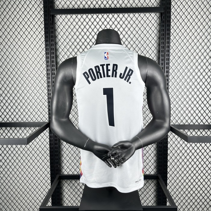 Denver Nuggets Jersey 24/25 Michael Porter Jr. #1 Basketball Jersey City Edition
