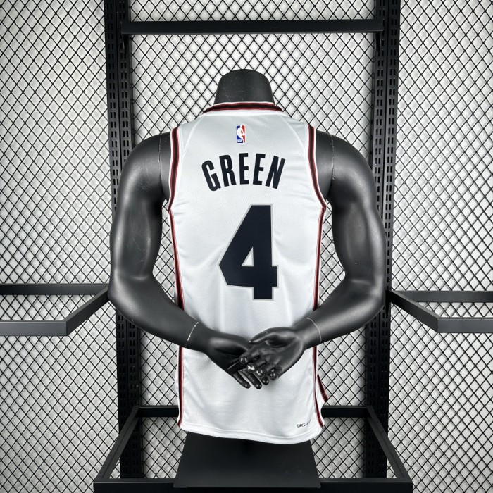 Houston Rockets Jersey 24/25 Jalen Green #4 Basketball Jersey City Edition