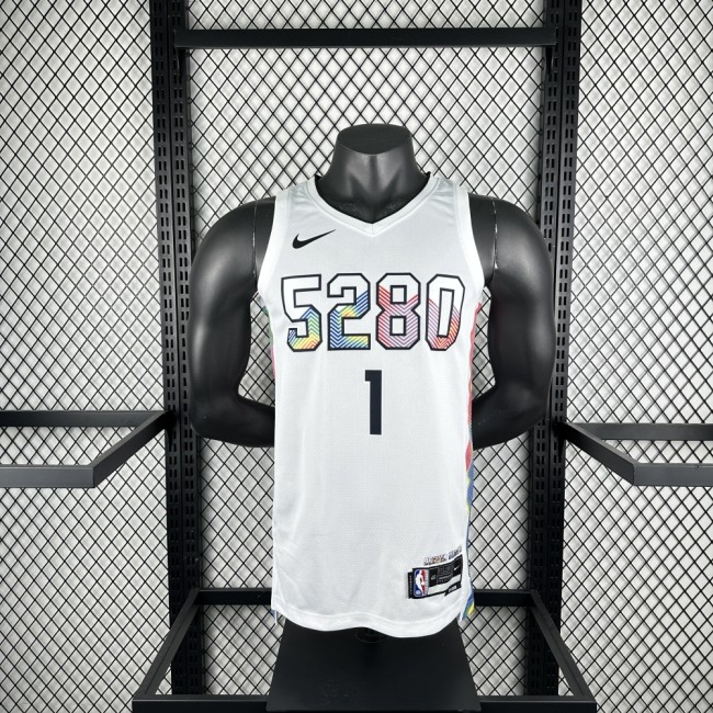 Denver Nuggets Jersey 24/25 Michael Porter Jr. #1 Basketball Jersey City Edition