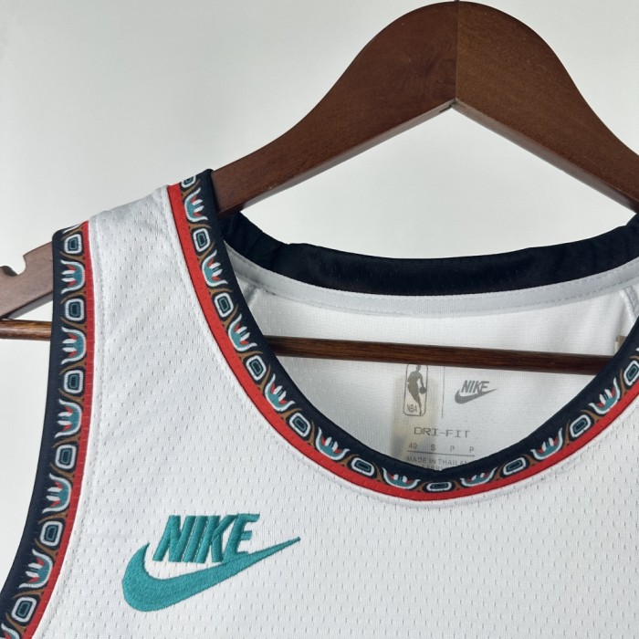 Memphis Grizzlies Jersey 24/25 Yuki Kawamura #17 Basketball Jersey Retro Edition
