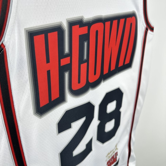 Houston Rockets Jersey 24/25 Alperen Şengün #28 Basketball Jersey City Edition
