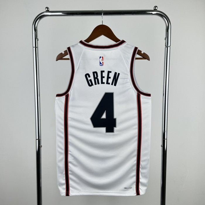 Houston Rockets Jersey 24/25 Jalen Green #4 Basketball Jersey City Edition