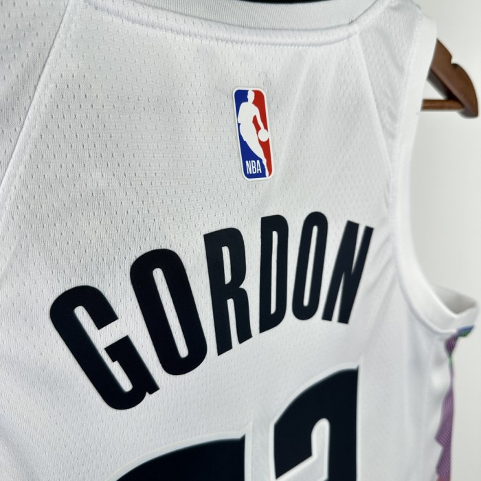 Denver Nuggets Jersey 24/25 Aaron Gordon #32 Basketball Jersey City Edition