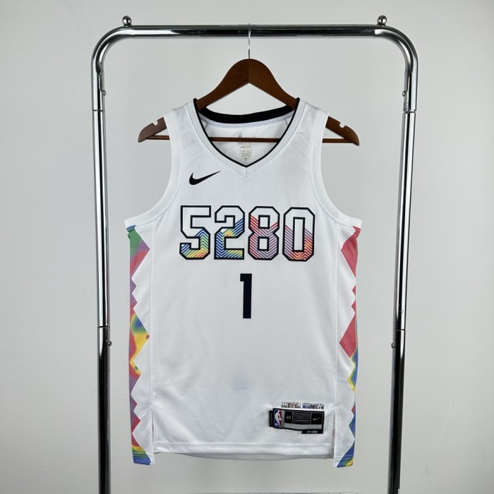 Denver Nuggets Jersey 24/25 Michael Porter Jr. #1 Basketball Jersey City Edition