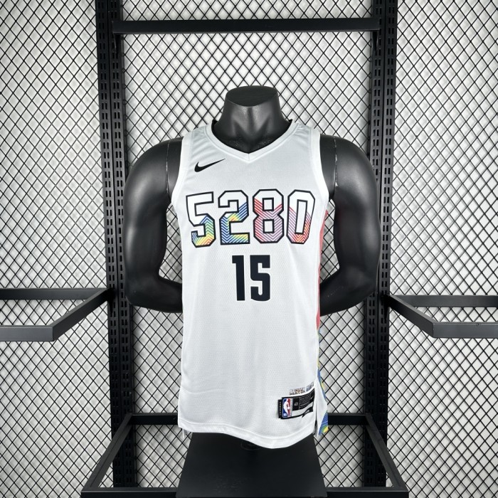 Denver Nuggets Jersey 24/25 Nikola Jokić #15 Basketball Jersey City Edition