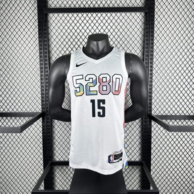Denver Nuggets Jersey 24/25 Nikola Jokić #15 Basketball Jersey City Edition