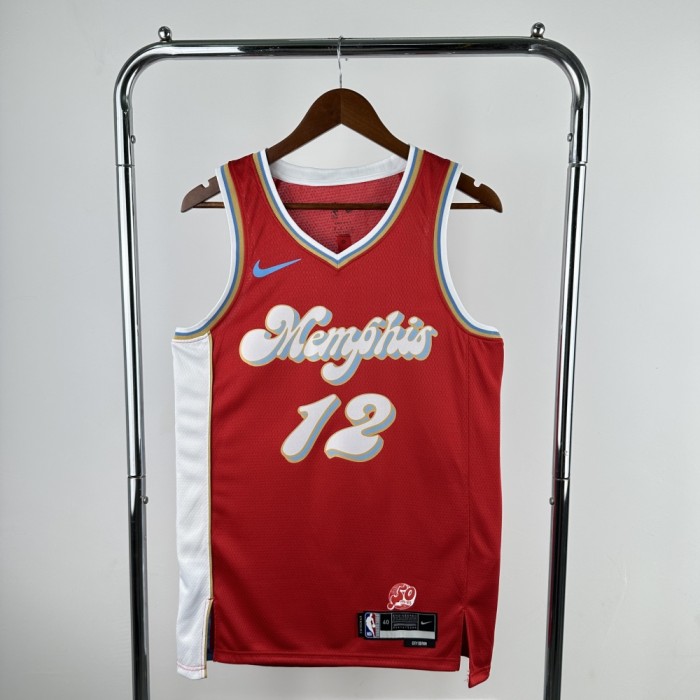 Memphis Grizzlies Jersey 24/25 Ja Morant #12 Basketball Jersey City Edition
