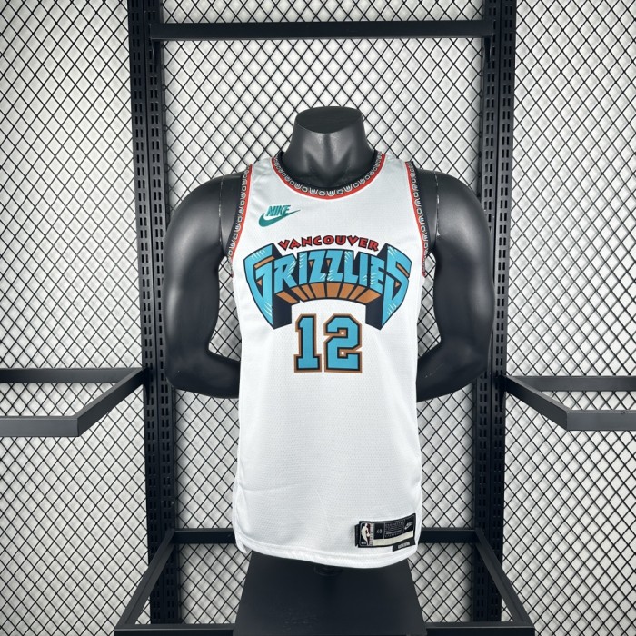 Memphis Grizzlies Jersey 24/25 Ja Morant #12 Basketball Jersey Retro Edition