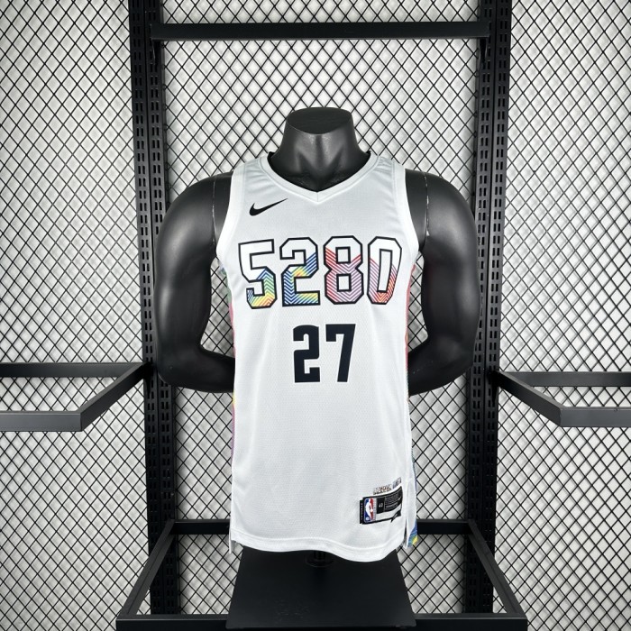 Denver Nuggets Jersey 24/25 Jamal Murray #27 Basketball Jersey City Edition