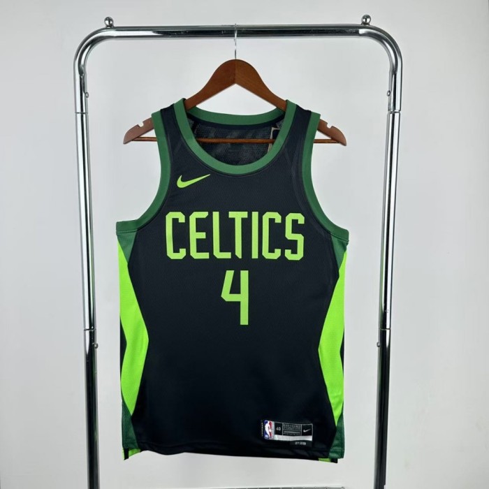 Boston Celtics Jersey 24/25 Jrue Holiday #4 Basketball Jersey City Edition