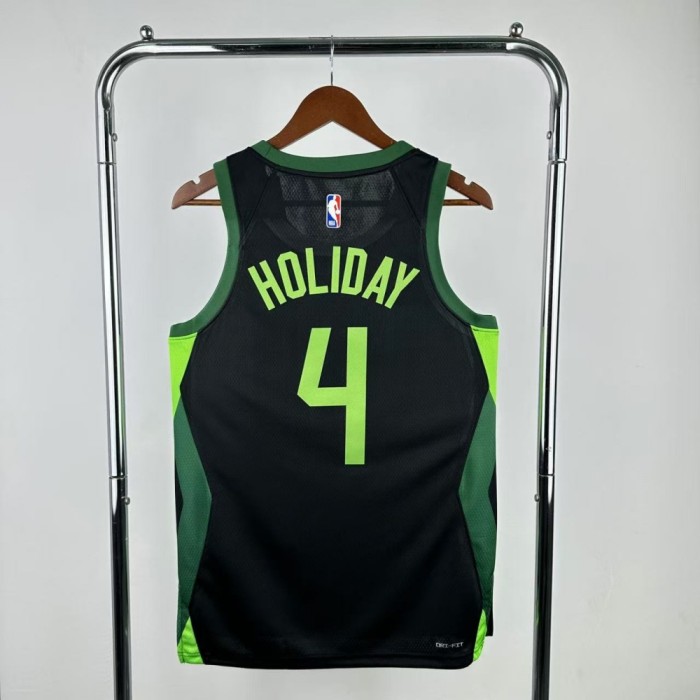 Boston Celtics Jersey 24/25 Jrue Holiday #4 Basketball Jersey City Edition