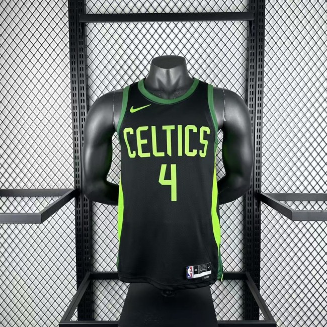 Boston Celtics Jersey 24/25 Jrue Holiday #4 Basketball Jersey City Edition