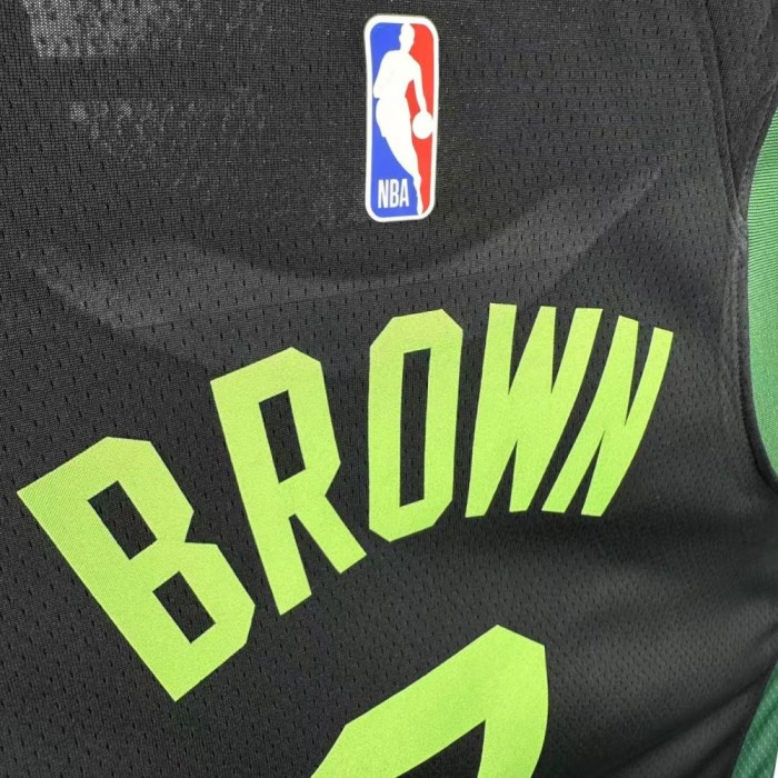 Boston Celtics Jersey 24/25 Jaylen Brown #7 Basketball Jersey City Edition