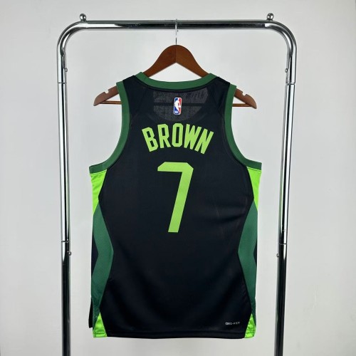 Boston Celtics Jersey 24/25 Jaylen Brown #7 Basketball Jersey City Edition