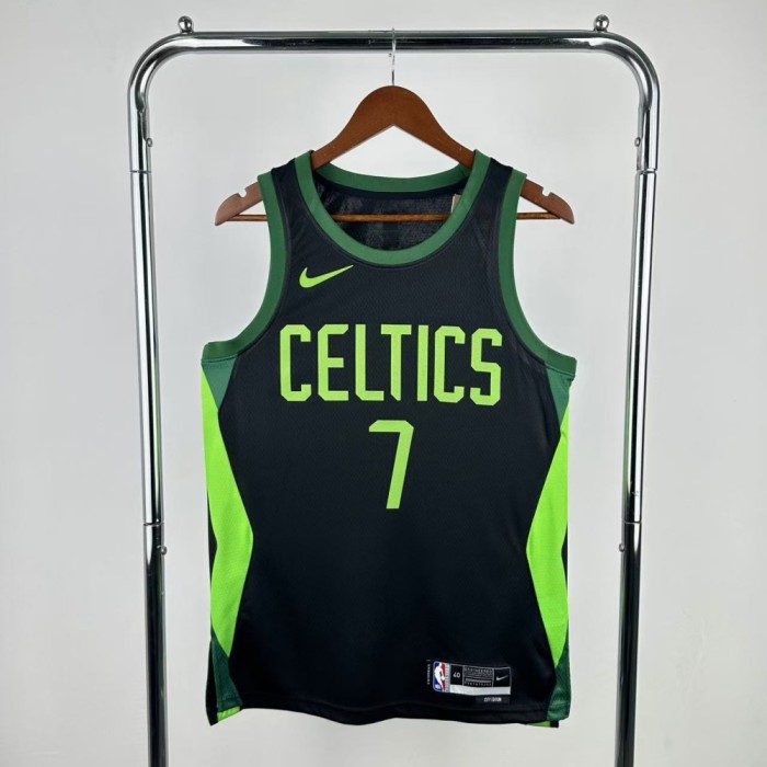 Boston Celtics Jersey 24/25 Jaylen Brown #7 Basketball Jersey City Edition